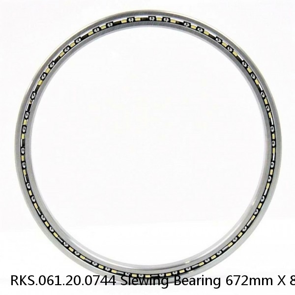 RKS.061.20.0744 Slewing Bearing 672mm X 838.8mm X 56mm