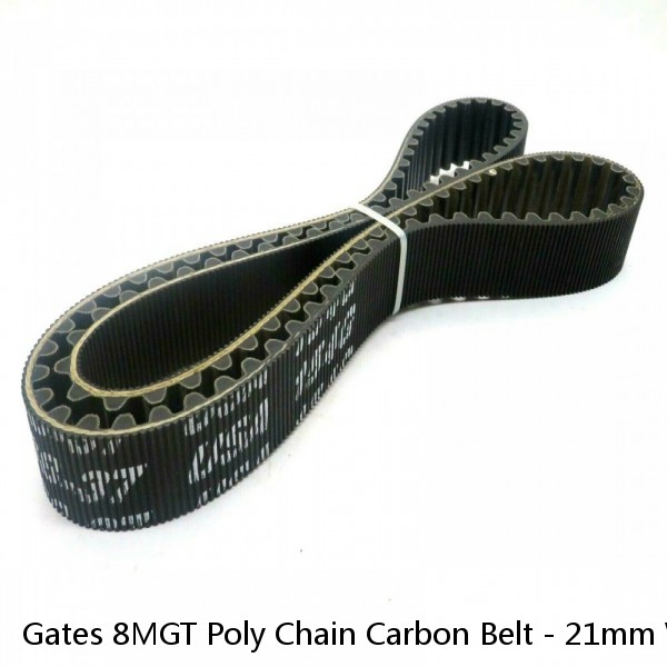 Gates 8MGT Poly Chain Carbon Belt - 21mm Width - 8mm Pitch - Choose Your Length  #1 small image