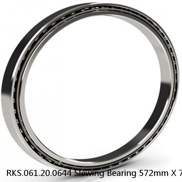 RKS.061.20.0644 Slewing Bearing 572mm X 742.8mm X 56mm