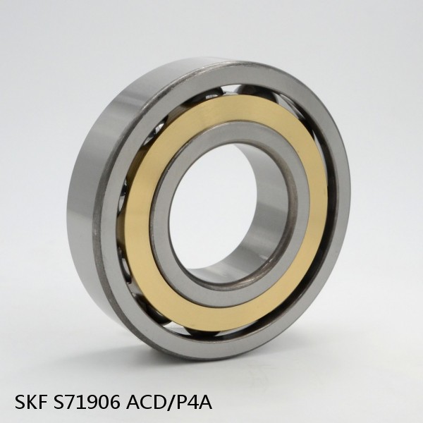 S71906 ACD/P4A SKF High Speed Angular Contact Ball Bearings #1 small image