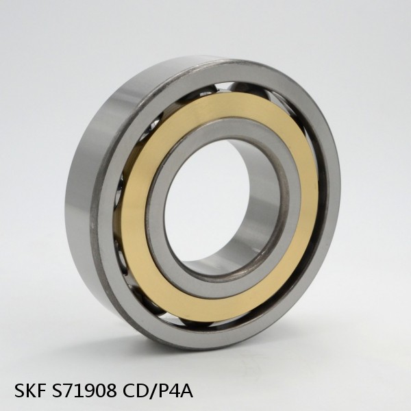 S71908 CD/P4A SKF High Speed Angular Contact Ball Bearings