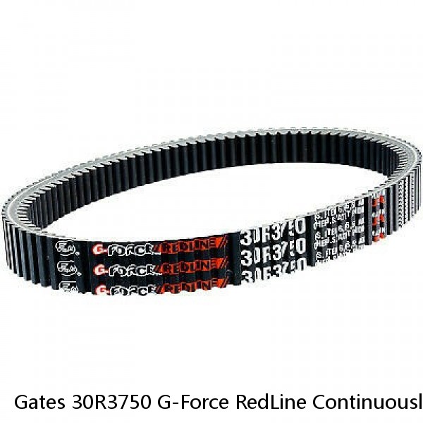 Gates 30R3750 G-Force RedLine Continuously Variable Transmission (CVT) Belt #1 image