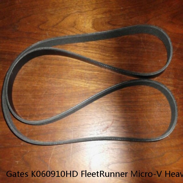 Gates K060910HD FleetRunner Micro-V Heavy Duty V-Ribbed Belt #1 image