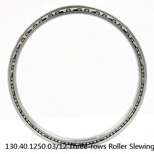 130.40.1250.03/12 Three-rows Roller Slewing Bearing #1 image