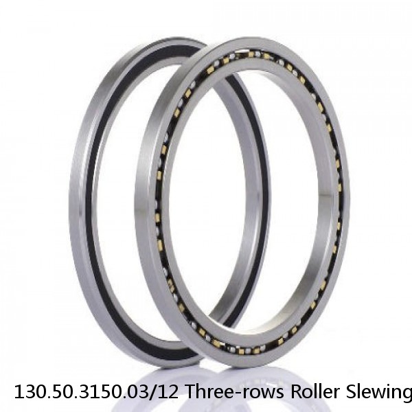 130.50.3150.03/12 Three-rows Roller Slewing Bearing #1 image