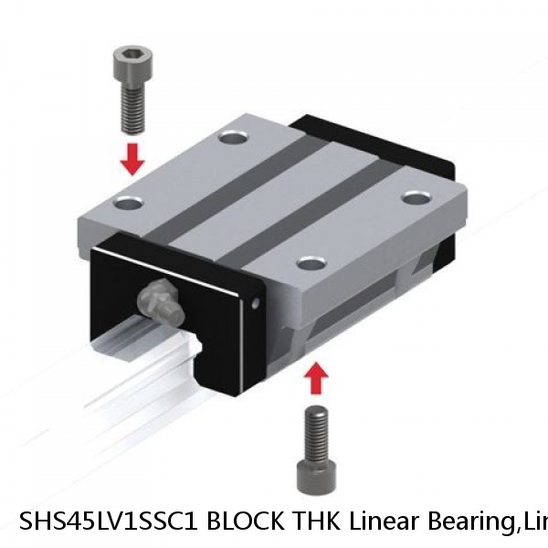 SHS45LV1SSC1 BLOCK THK Linear Bearing,Linear Motion Guides,Global Standard Caged Ball LM Guide (SHS),SHS-LV Block #1 image